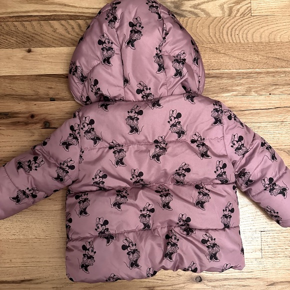 Disney Minnie Mouse Reversible Sherpa Puffer Jacket - Picture 5 of 5